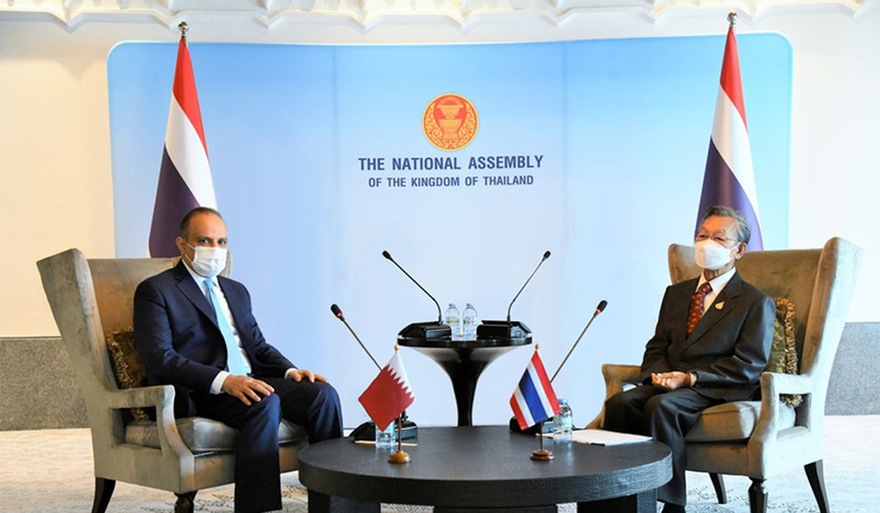 President of NA of Thailand Meets Ambassador Qatar